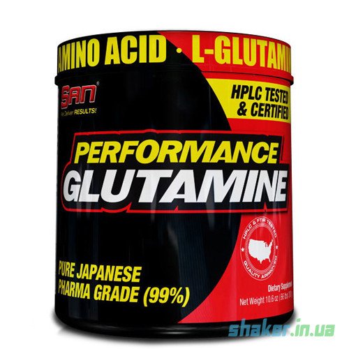 San Глютамин SAN Performance Glutamine (300 г) сан Без добавок, , 0.3 