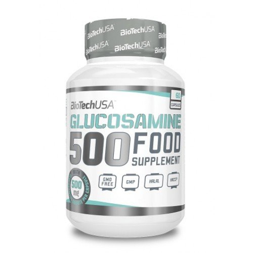 Для суставов и связок BioTech Glucosamine 500, 60 капсул СРОК 02.21,  ml, BioTech. For joints and ligaments. General Health Ligament and Joint strengthening 