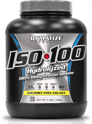 ISO-100, 1362 г, Dymatize Nutrition. Сывороточный гидролизат. Сухая мышечная масса Снижение веса Восстановление Антикатаболические свойства 