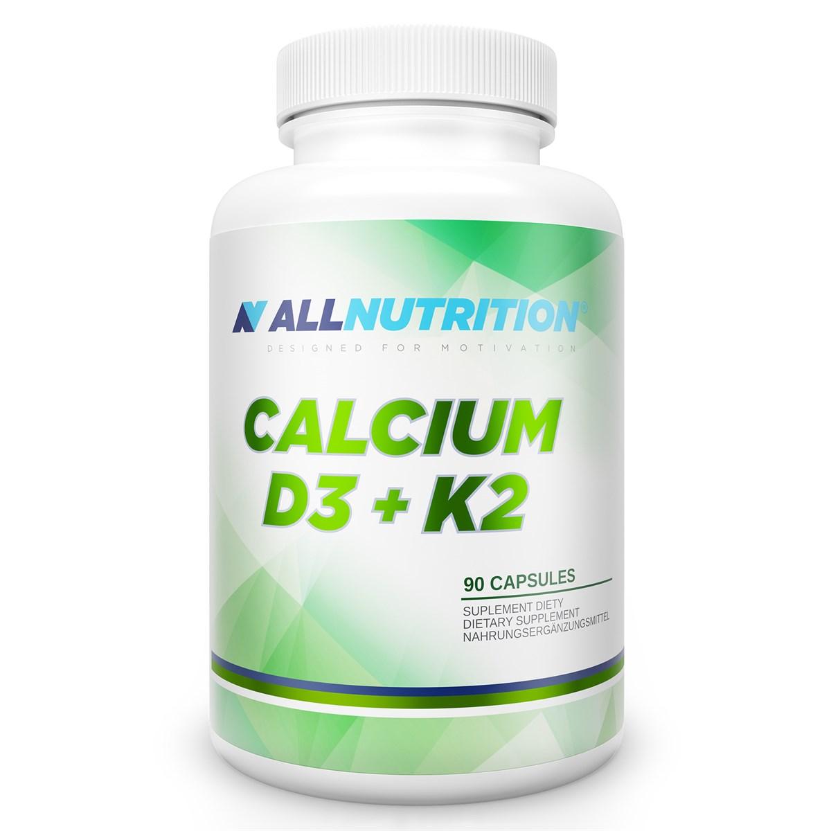 Кальций Д3 К2 AllNutrition Adapto Calcium D3+K2 - 90 капс,  мл, AllNutrition. Кальций Ca. 