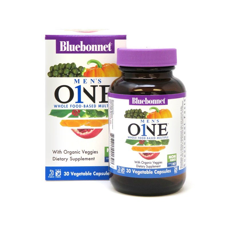 Bluebonnet Nutrition Витамины и минералы Bluebonnet Nutrition Mens ONE, 30 вегакапсул, , 