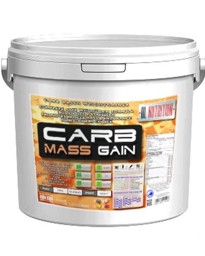 Сarb Mass Gain, 5400 г, DL Nutrition. Гейнер. Набор массы Энергия и выносливость Восстановление 