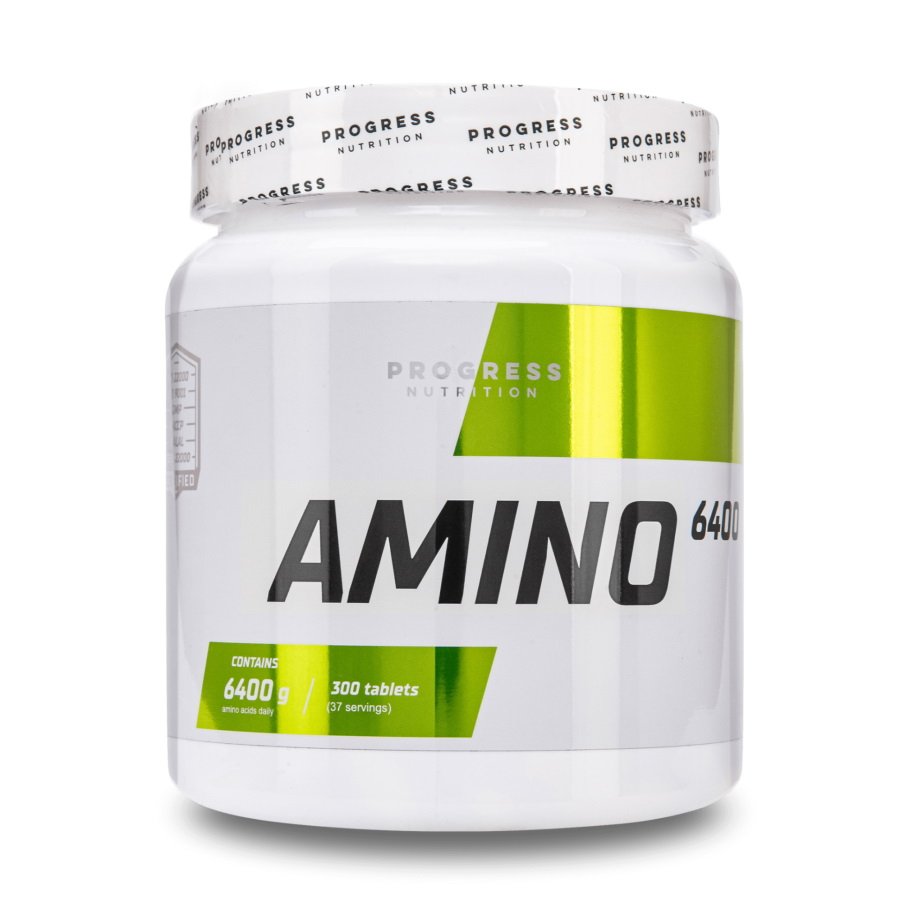 Progress Nutrition Аминокислота Progress Nutrition Amino 6400, 300 таблеток, , 