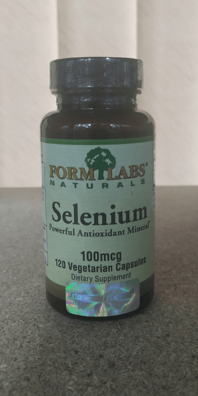 Selenium 100 mcg, 120 pcs, Form Labs Naturals. Selenium. General Health Immunity enhancement Skin health Strengthening hair and nails 