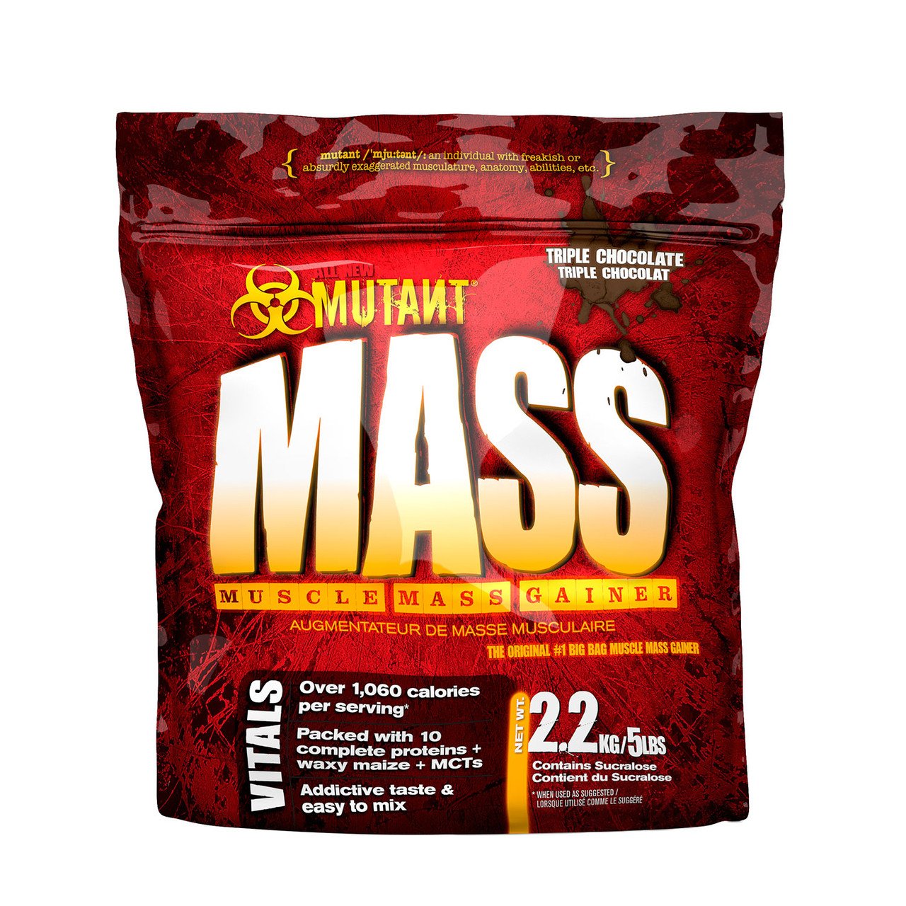 Гейнер PVL Mutant Mass 2,27 кг,  ml, Mutant. Gainer. Mass Gain Energy & Endurance recovery 