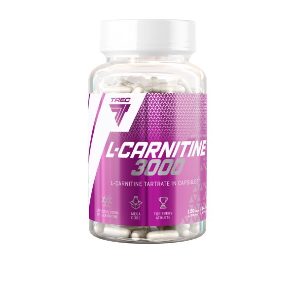 Жиросжигатель Trec Nutrition L-Carnitine 3000, 120 капсул,  мл, Trec Nutrition. Жиросжигатель. Снижение веса Сжигание жира 