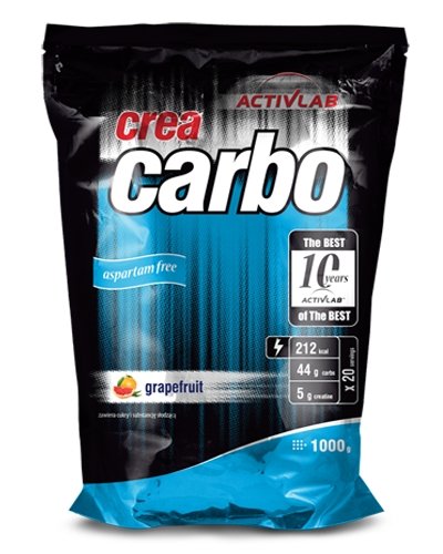 Crea Carbo, 1000 g, ActivLab. Creatine monohydrate. Mass Gain Energy & Endurance Strength enhancement 
