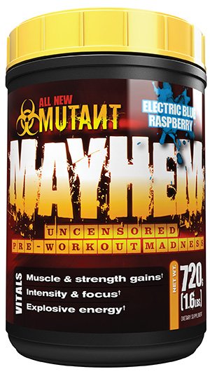 Mayhem, 720 g, Mutant. Pre Workout. Energy & Endurance 