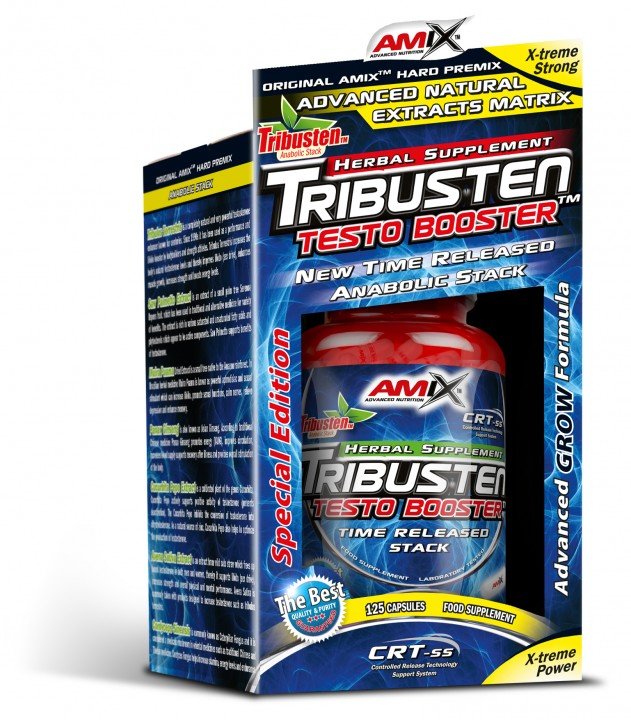 Tribusten Testo Buster, 125 шт, AMIX. Трибулус. Поддержание здоровья Повышение либидо Повышение тестостерона Aнаболические свойства 