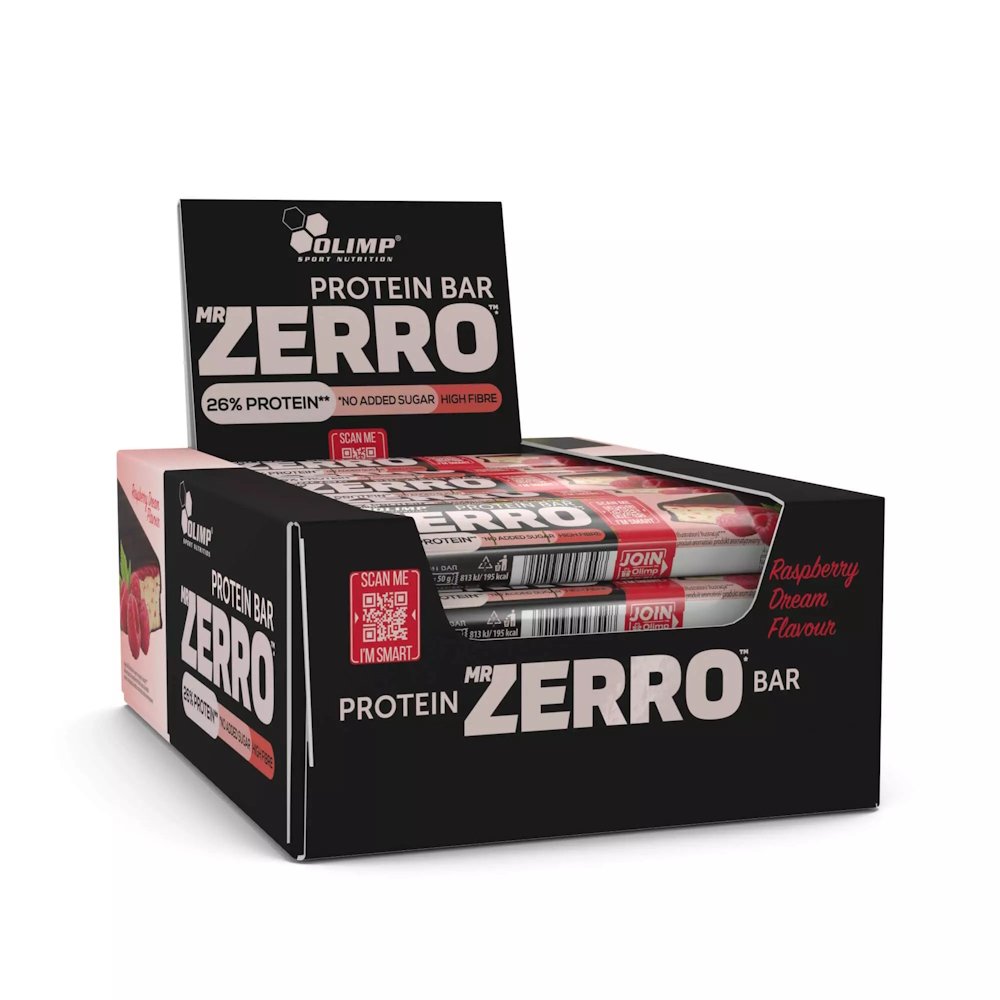 Olimp Labs Батончик Olimp Mr Zerro Protein Bar, 25*50 грамм Малина, , 1250 г