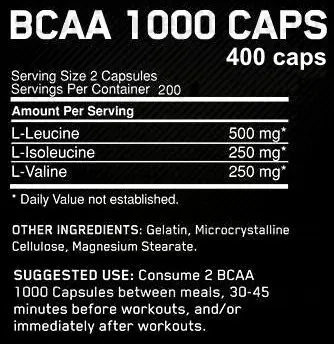 Optimum Nutrition  Bcaa 1000 400 шт. / 200 servings,  мл, Optimum Nutrition. BCAA