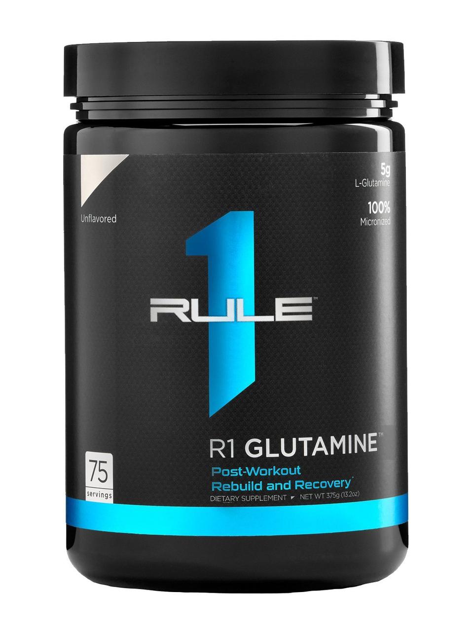 Глютамін Rule One Proteins Glutamine 375 g,  мл, Rule One Proteins. Глютамин. Набор массы Восстановление Антикатаболические свойства 