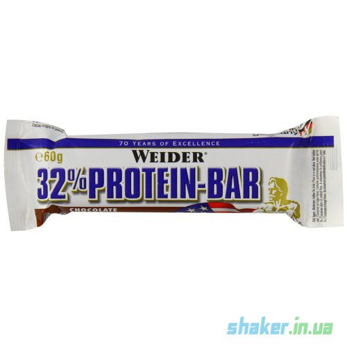 Weider Протеиновый батончик Weider 32% Protein Bar (60 г) вейдер chocolate, , 60 