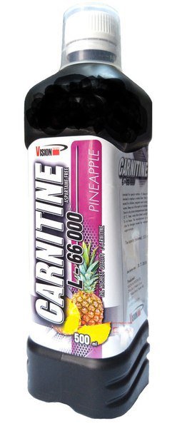 L-Carnitine 66000, 500 ml, Vision Nutrition. L-carnitine. Weight Loss General Health Detoxification Stress resistance Lowering cholesterol Antioxidant properties 