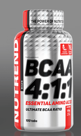 BCAA 4:1:1, 100 шт, Nutrend. BCAA. Снижение веса Восстановление Антикатаболические свойства Сухая мышечная масса 
