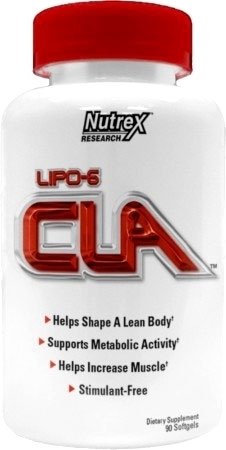 Lipo-6 CLA, 180 pcs, Nutrex Research. Lipotropic. Weight Loss Fat metabolism enhancement Fat burning 