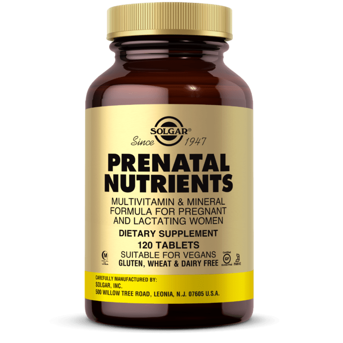 Solgar Мультивитамины для Беременных, Prenatal Nutrients, Solgar, 120 таблеток, , 120 