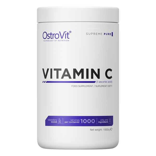 Витамин C OstroVit Vitamin C (1000 г) островит Natural,  мл, OstroVit. Витамин C. Поддержание здоровья Укрепление иммунитета 