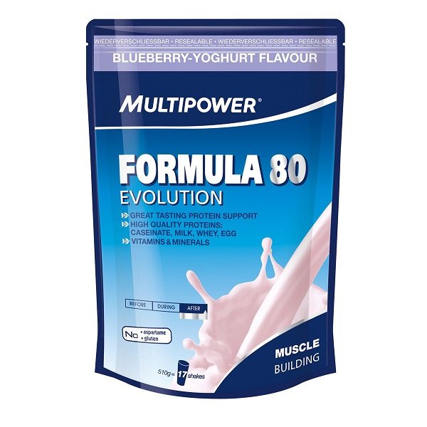 Formula 80 Evolution, 510 g, Multipower. Mezcla de proteínas. 