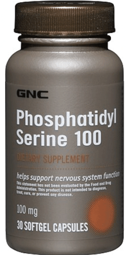 Phosphatidyl Serine 100, 30 pcs, GNC. Special supplements. 