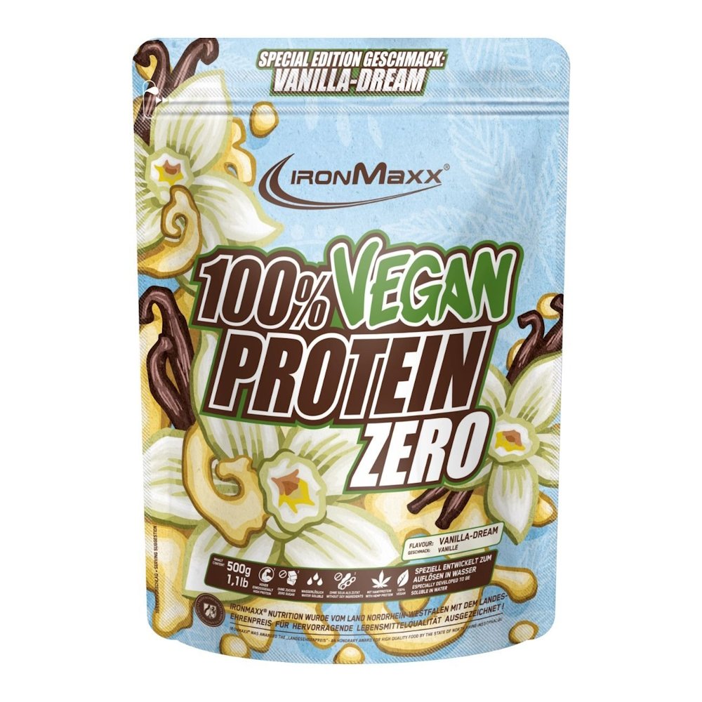 IronMaxx Протеин IronMaxx 100% Vegan Protein, 500 грамм Ванильные мечты, , 500 г