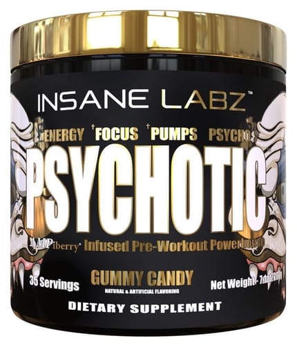 Psychotic Gold, 204 g, Insane Labz. Pre Workout. Energy & Endurance 
