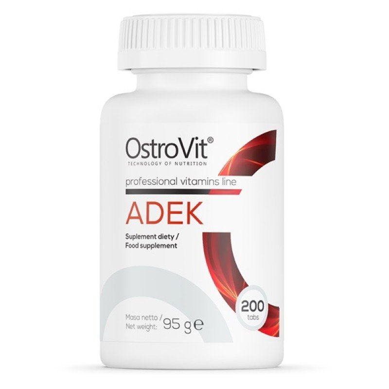 OstroVit Vitamin ADEK 200 таблеток,  ml, OstroVit. Vitaminas y minerales. General Health Immunity enhancement 