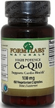 Co-Q10 100 мг, 60 piezas, Form Labs Naturals. Coenzym Q10. General Health Antioxidant properties CVD Prevention Exercise tolerance 