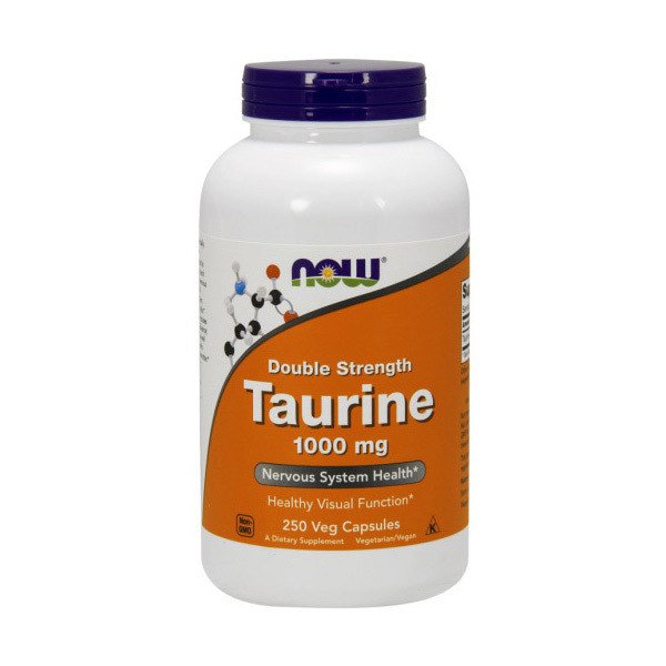 Таурин Now Foods Taurine 1000 mg (250 капс) нау фудс,  мл, Now. Таурин. 