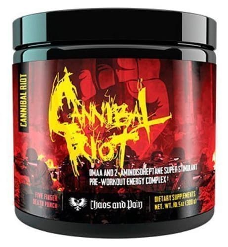 Cannibal Riot, 300 g, Chaos and Pain. Pre Entreno. Energy & Endurance 