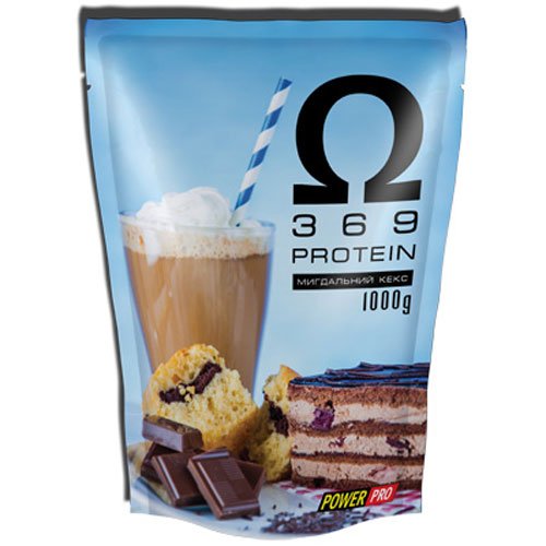 Power Pro Protein Omega 3 6 9 1000 г Миндальный кекс,  мл, Power Pro. Сывороточный протеин. Восстановление Антикатаболические свойства Сухая мышечная масса 