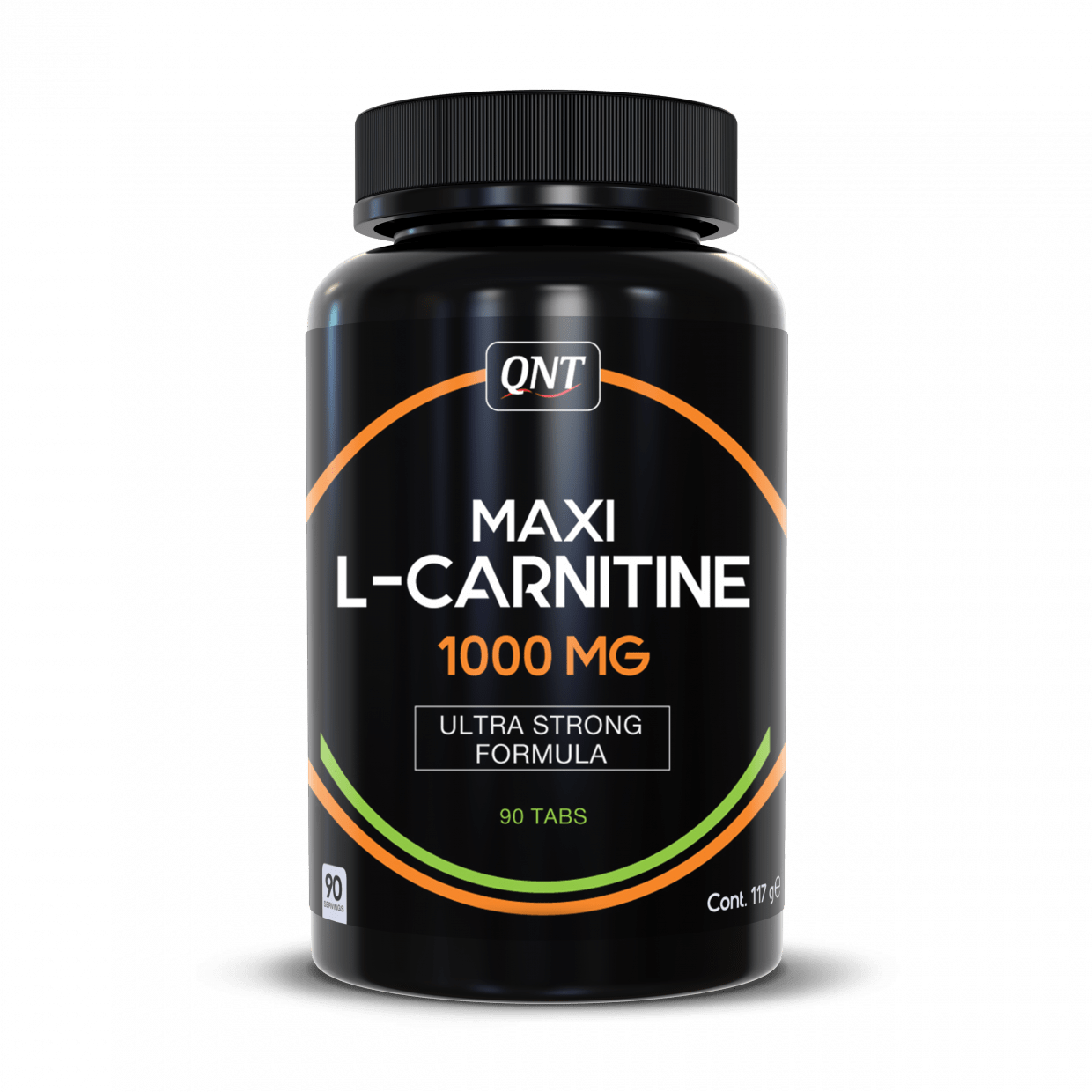 QNT Жидкий Л-карнитин Maxi - L-Carnitine 1000 мг - 90 таб, , 90 
