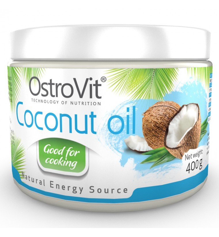 Ostrovit Coconut Oil рафінована кокосова олія 400 g,  мл, OstroVit. Заменитель питания. 