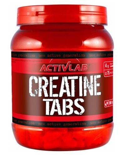 Creatine Tabs, 300 pcs, ActivLab. Creatine monohydrate. Mass Gain Energy & Endurance Strength enhancement 