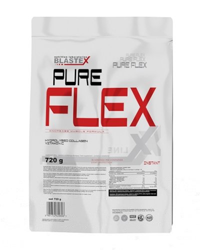 Pure Flex, 720 г, Blastex. Коллаген. Поддержание здоровья Укрепление суставов и связок Здоровье кожи 