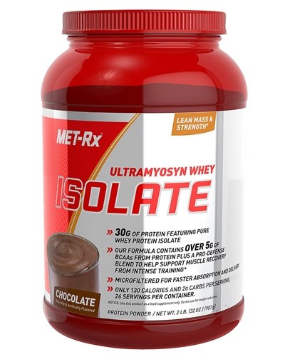 Ultramyosyn Whey Isolate, 908 g, MET-RX. Whey Isolate. Lean muscle mass Weight Loss recovery Anti-catabolic properties 