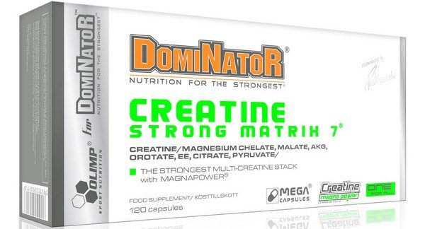 Creatine Strong Matrix 7, 120 шт, Olimp Labs. Разные формы креатина. 