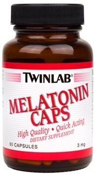 Melatonin 3 mg, 60 pcs, Twinlab. Melatoninum. Improving sleep recovery Immunity enhancement General Health 