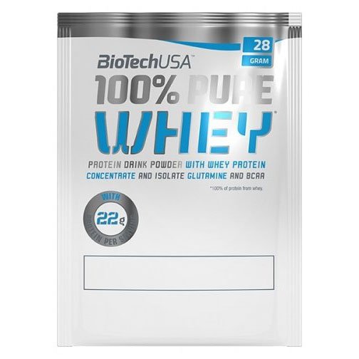 100% Pure Whey, 28 g, BioTech. Mezcla de proteínas de suero de leche. 