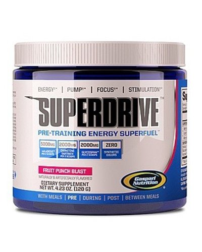 Superdrive, 120 g, Gaspari Nutrition. Pre Workout. Energy & Endurance 