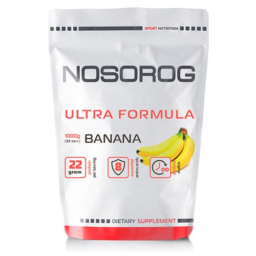 Комплексный протеин Nosorog Ultra Formula (1 кг) носорог ультра формула банан,  мл, Nosorog. Комплексный протеин. 