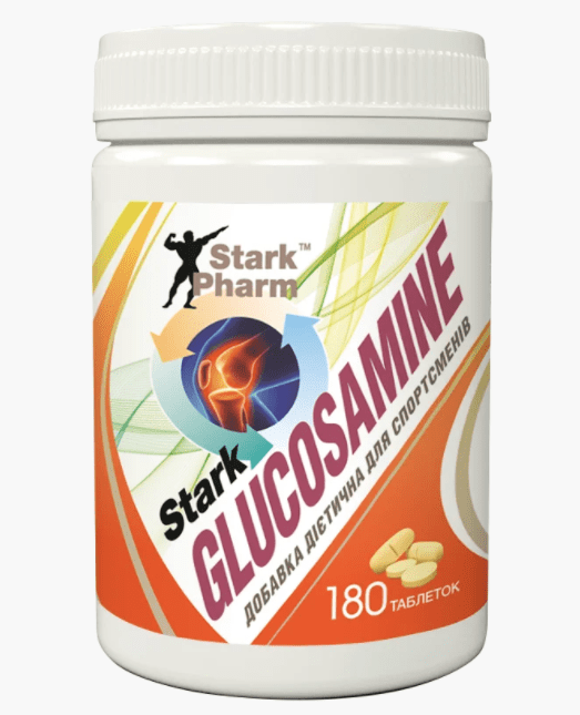 Stark Pharm Глюкозамин 180 таб. Glucosamine (для здоров'я суглобів та зв'язок), , 