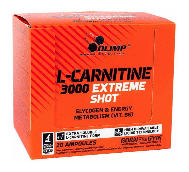 Жиросжигатель Olimp L-Carnitine 3000 Extreme Shot, 20*25 мл Апельсин,  ml, Olimp Labs. Quemador de grasa. Weight Loss Fat burning 