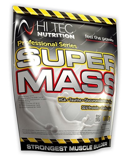 Super Mass, 1000 g, Hi Tec. Gainer. Mass Gain Energy & Endurance recovery 