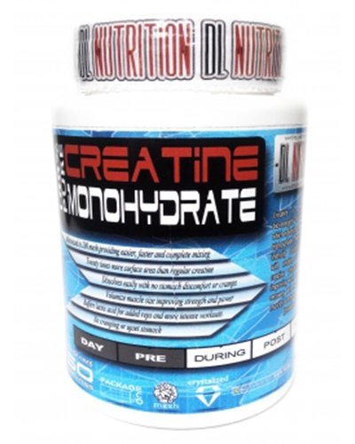 100% Pure Creatine Monohydrate, 300 г, DL Nutrition. Креатин моногидрат. Набор массы Энергия и выносливость Увеличение силы 