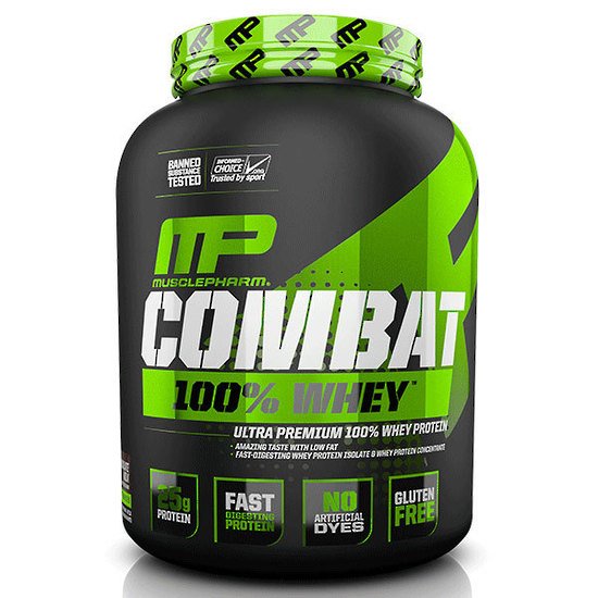 Multipower Протеин MusclePharm Combat 100% Whey, 2.2 кг Ваниль, , 2200  грамм