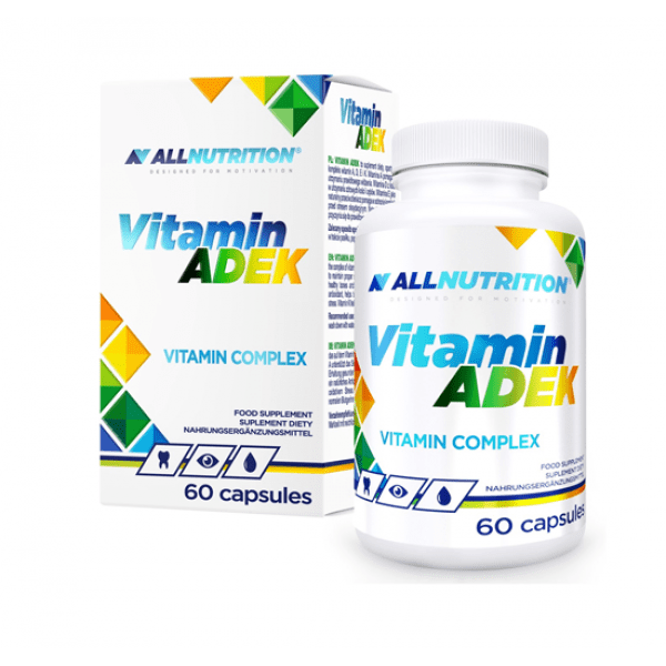 Комплекс витаминов AllNutrition Vitamin ADEK Complex (60 капс) алл нутришн,  мл, AllNutrition. Витаминно-минеральный комплекс. Поддержание здоровья Укрепление иммунитета 