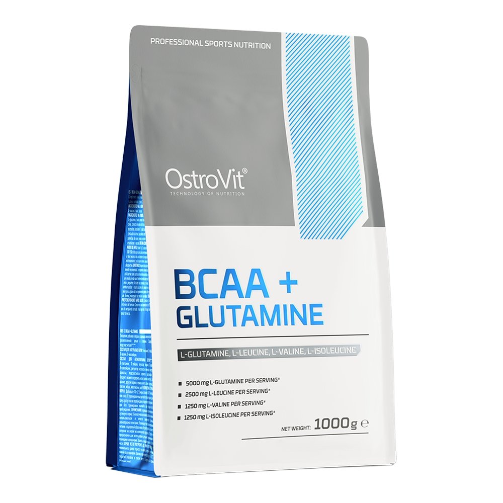 OstroVit Аминокислота BCAA OstroVit BCAA + Glutamine, 1 кг Грейпфрут, , 1000 г