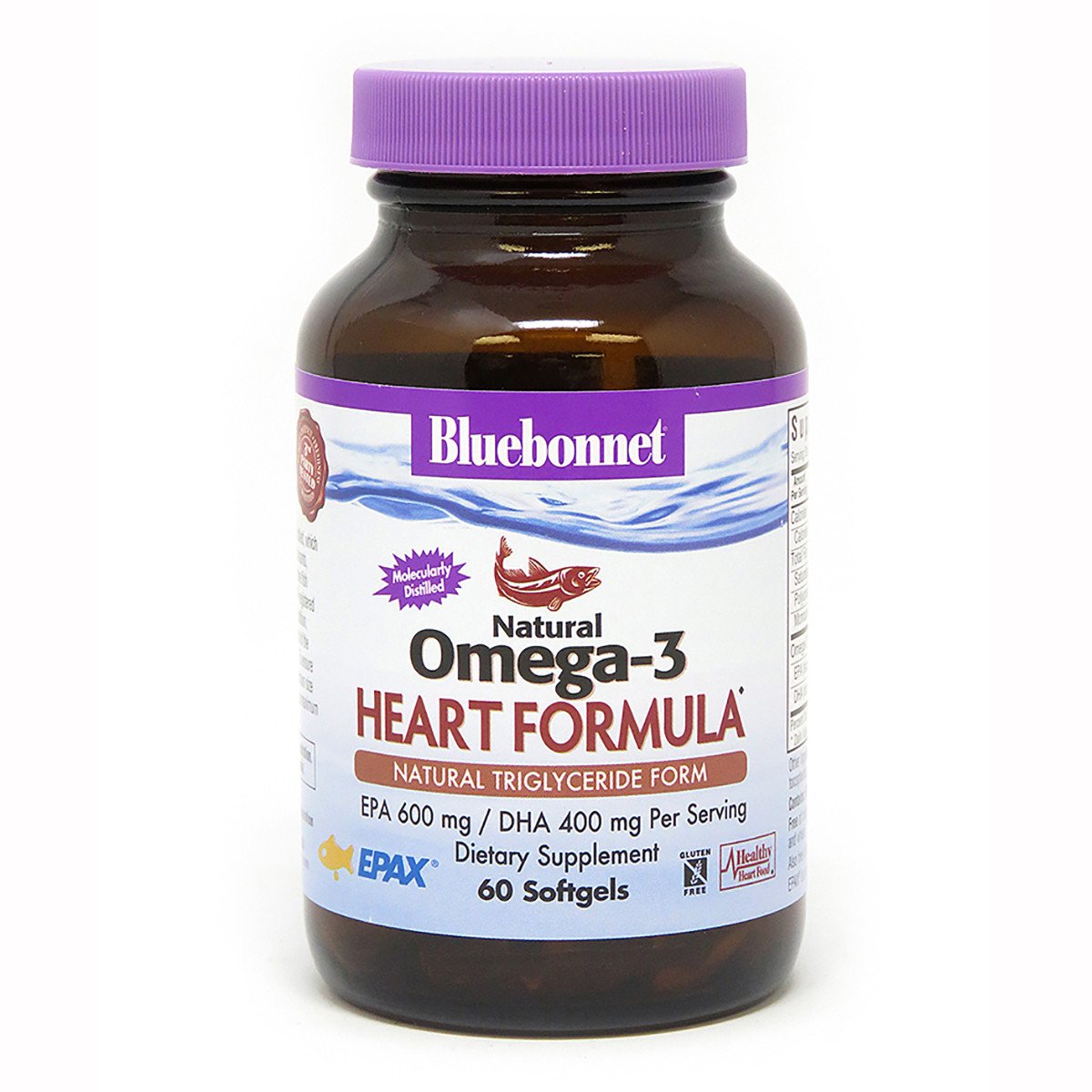Bluebonnet Nutrition Омега-3 Формула для Сердца, Bluebonnet Nutrition, Omega-3 Heart Formula, 60 желатиновых капсул, , 