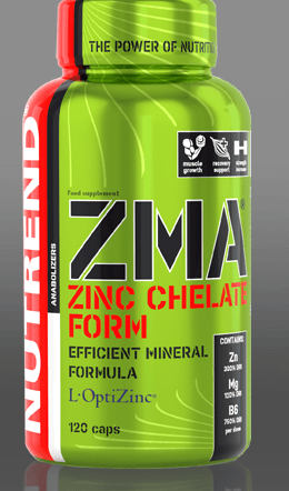 ZMA, 120 pcs, Nutrend. ZMA (zinc, magnesium and B6). General Health Testosterone enhancement 
